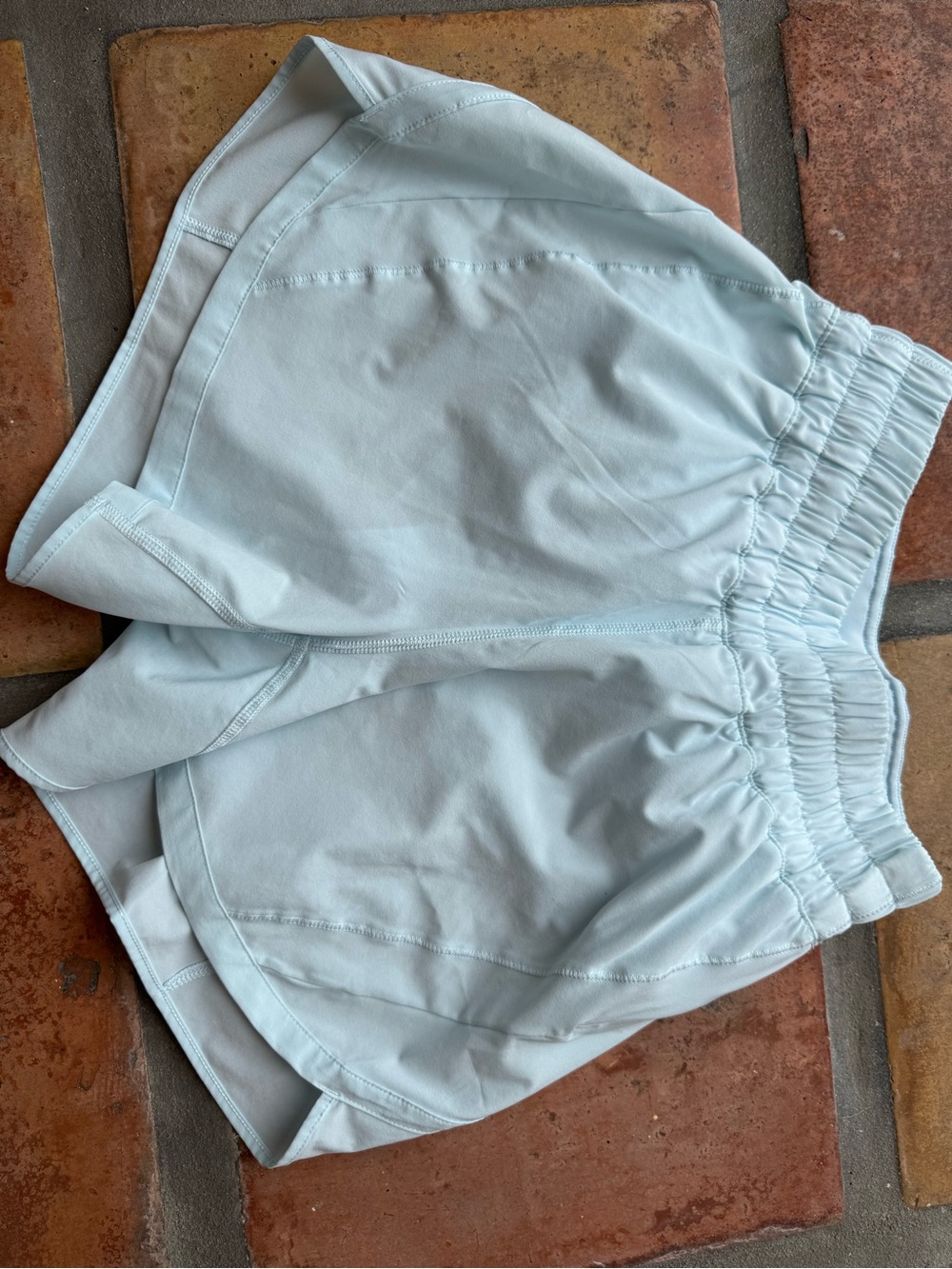 Lululemon tracked that high rise shorts 5”